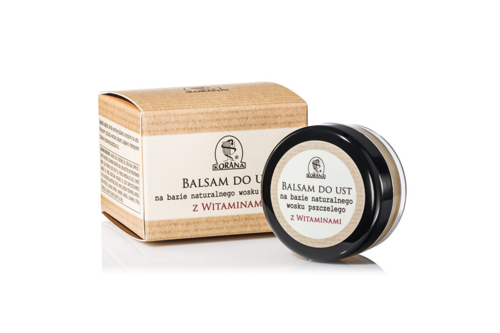 Balsam do ust na bazie naturalnego wosku pszczelego z witaminami
