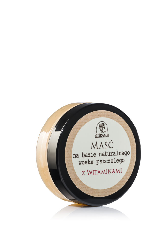 Maść na bazie naturalnego wosku pszczelego z witaminami