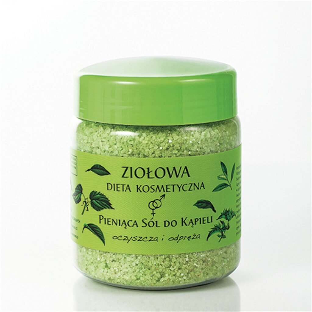 Pieniąca sól do kąpieli - oczyszcza i odpręża